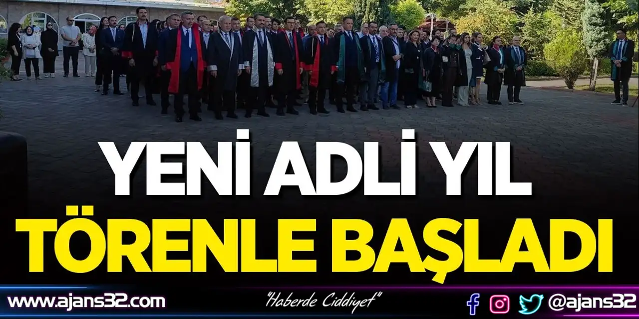 Yeni Adli Yıl Törenle Başladı