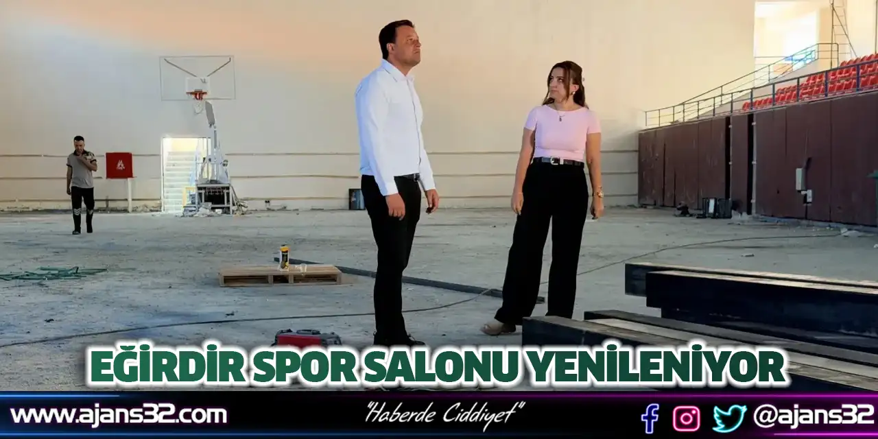 Eğirdir Spor Salonu Yenileniyor