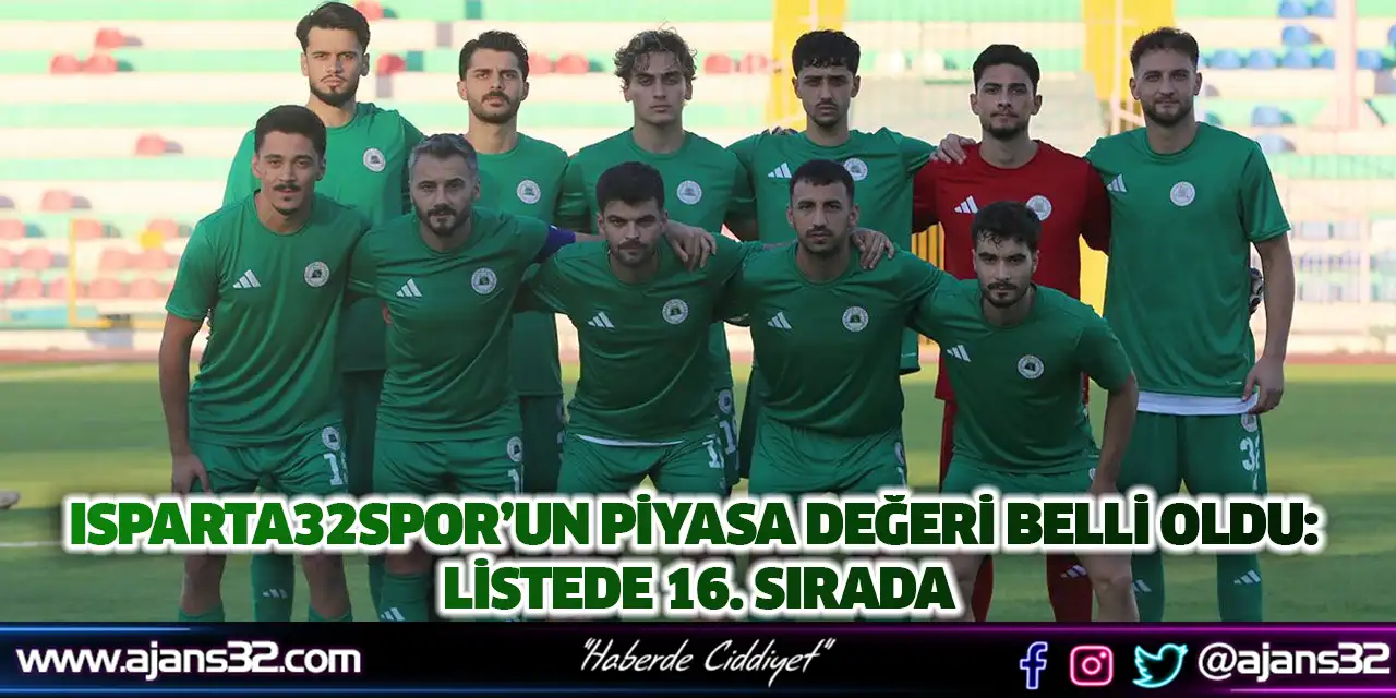 Isparta32spor’un Piyasa Değeri Belli Oldu: Listede 16. Sırada