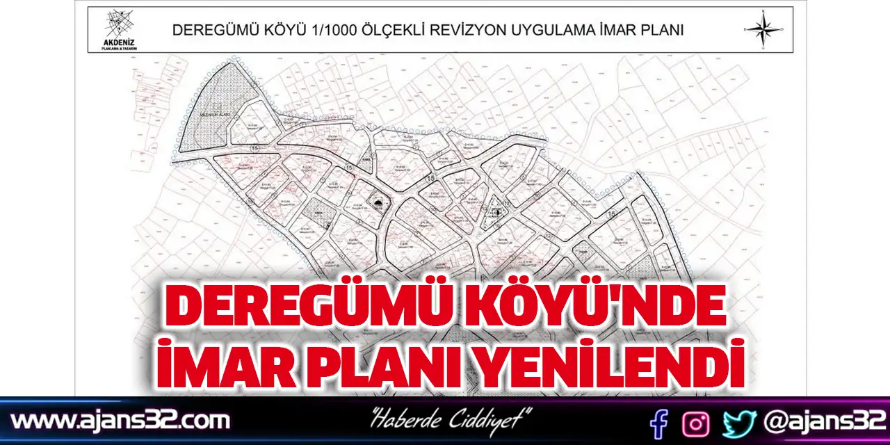 Deregümü Köyü'nde İmar Planı Yenilendi