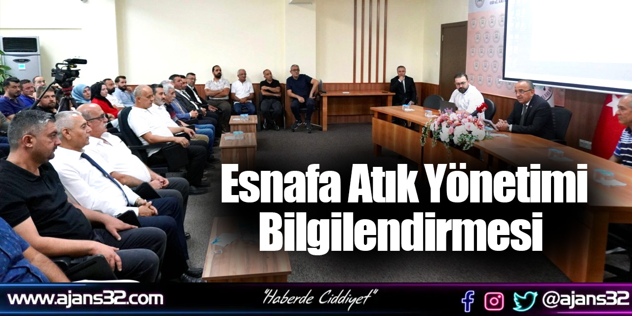 Esnafa Atık Yönetimi Bilgilendirmesi