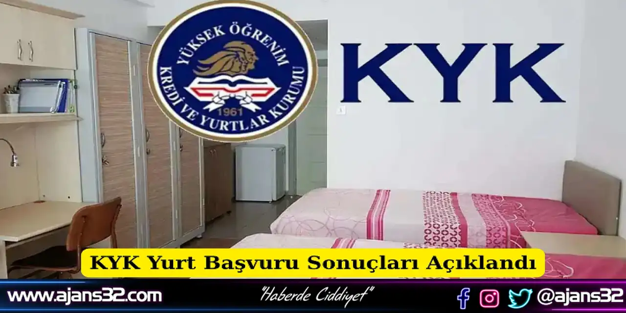 KYK Yurt Başvuru Sonuçları Açıklandı