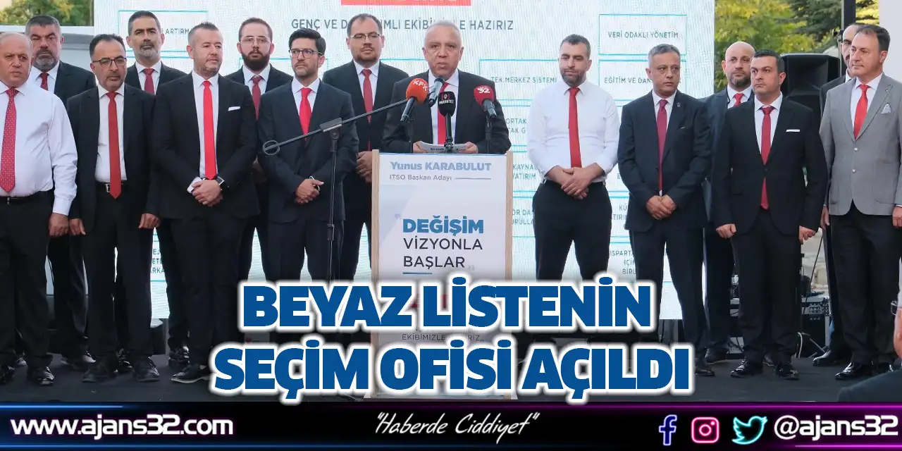 Beyaz Listenin Seçim Ofisi Açıldı