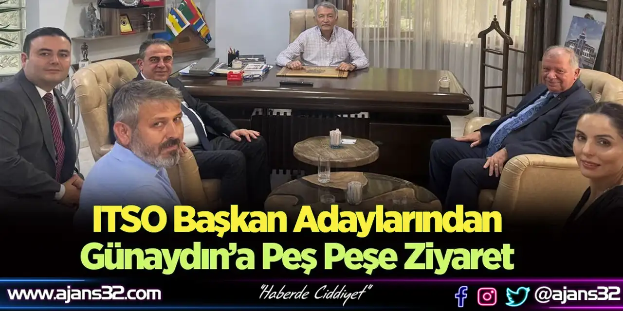 ITSO Başkan Adaylarından Günaydın’a Peş Peşe Ziyaret