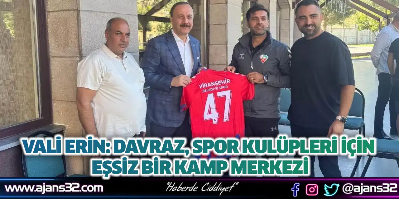 Vali Erin: Davraz, Spor Kulüpleri İçin Eşsiz Bir Kamp Merkezi