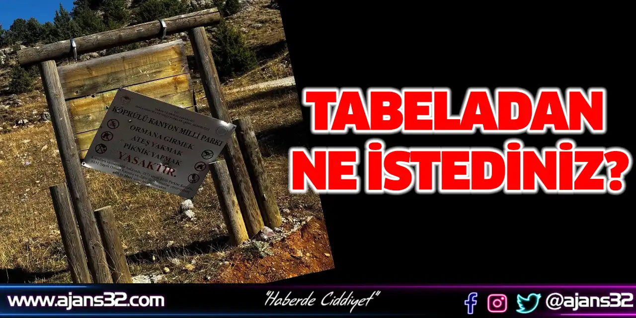 Tabeladan Ne İstediniz?
