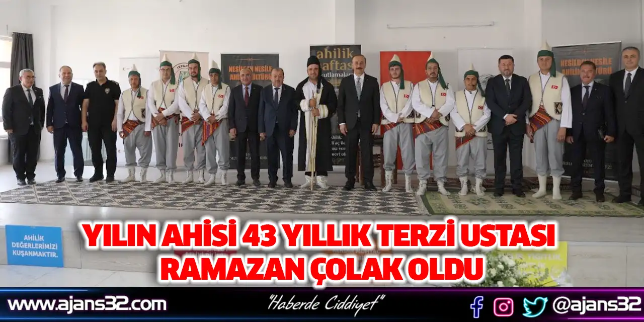 Yılın Ahisi 43 Yıllık Terzi Ustası Ramazan Çolak Oldu