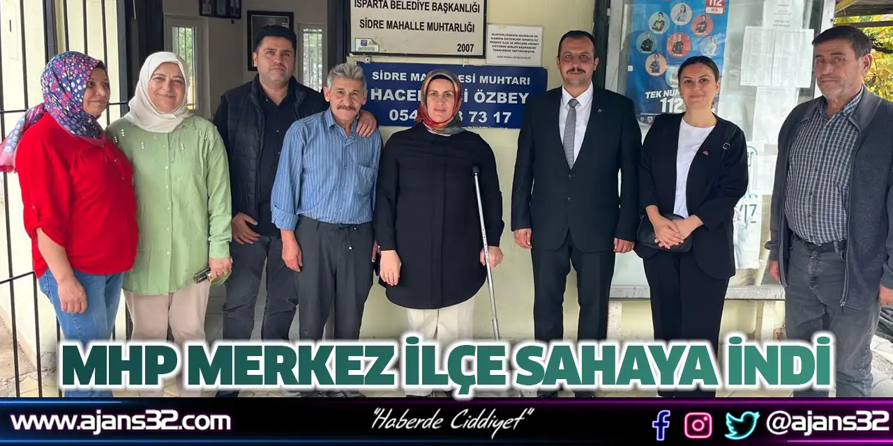 MHP Merkez İlçe Sahaya İndi