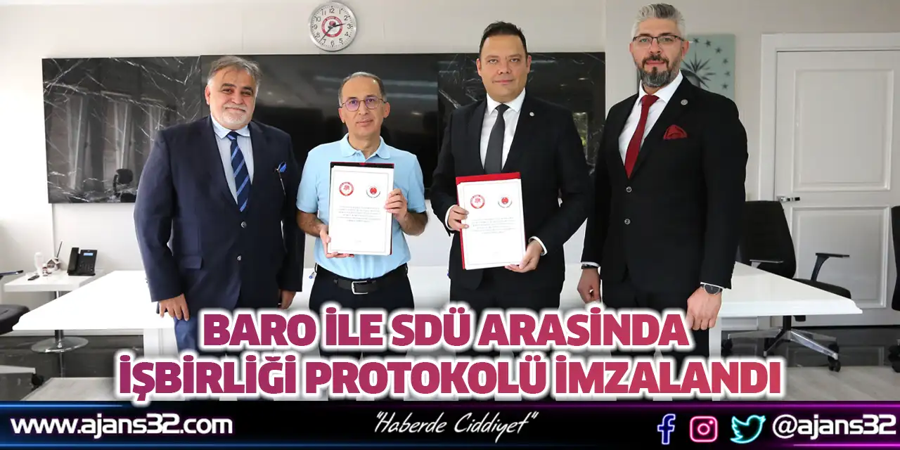 Baro İle Sdü Arasinda İşbirliği Protokolü İmzalandı