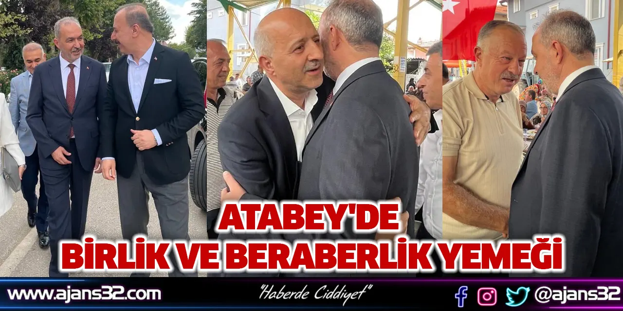 Atabey'de Birlik Ve Beraberlik Yemeği