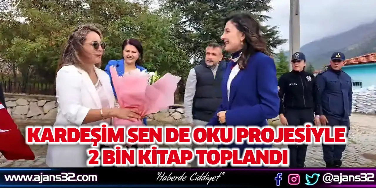 Kardeşim Sen De Oku Projesiyle 2 Bin Kitap Toplandı