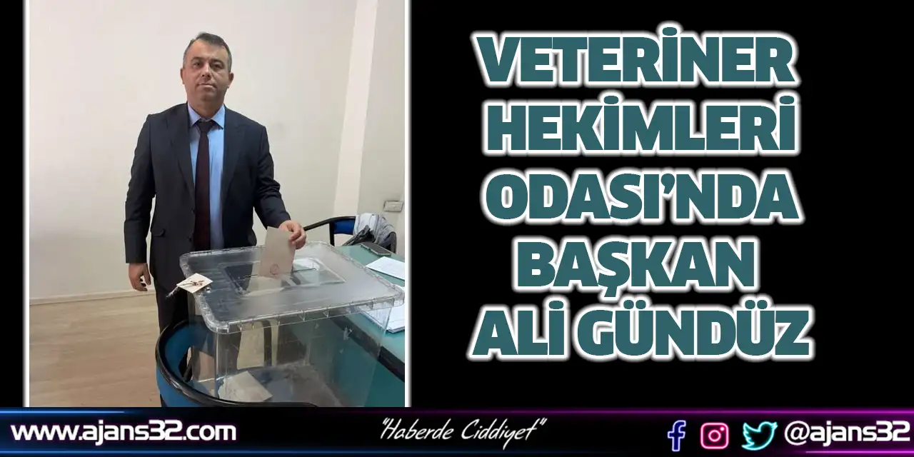Veteriner Hekimleri Odası’nda Başkan Ali Gündüz