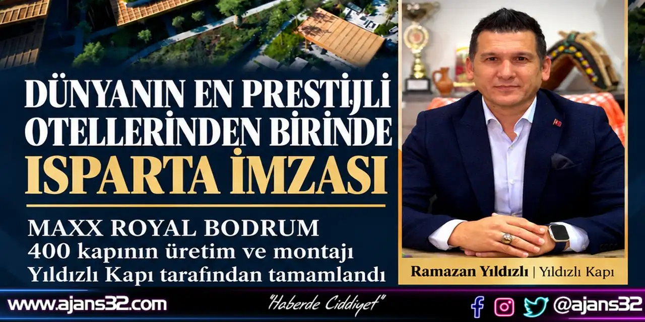 Turizm Bakanı’nın Prestijli Otel Projesinde Ispartalı Firmanın İmzası