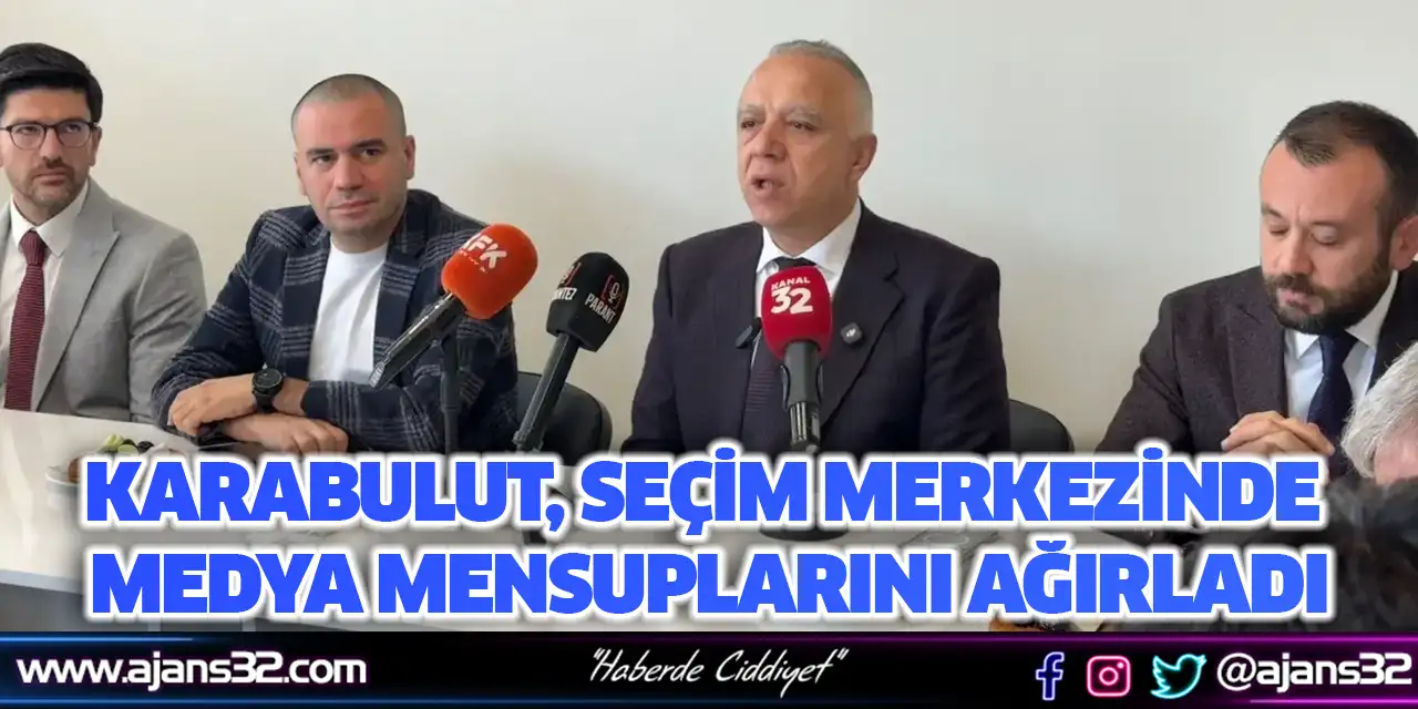 Karabulut, Seçim Merkezinde Medya Mensuplarını Ağırladı