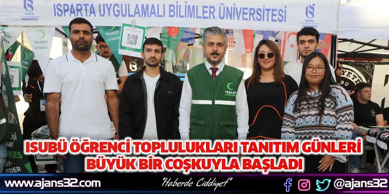 ISUBÜ Öğrenci Toplulukları Tanıtım Günleri Büyük Bir Coşkuyla Başladı