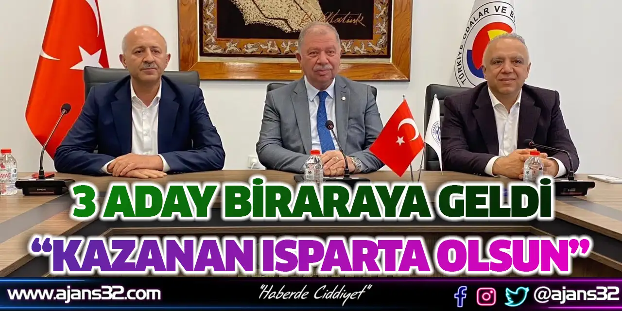 3 Aday Biraraya Geldi