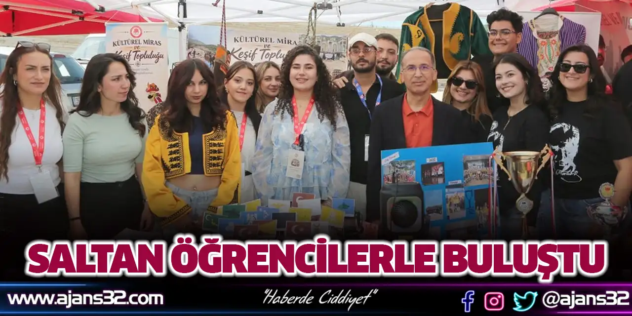 Saltan Öğrencilerle Buluştu