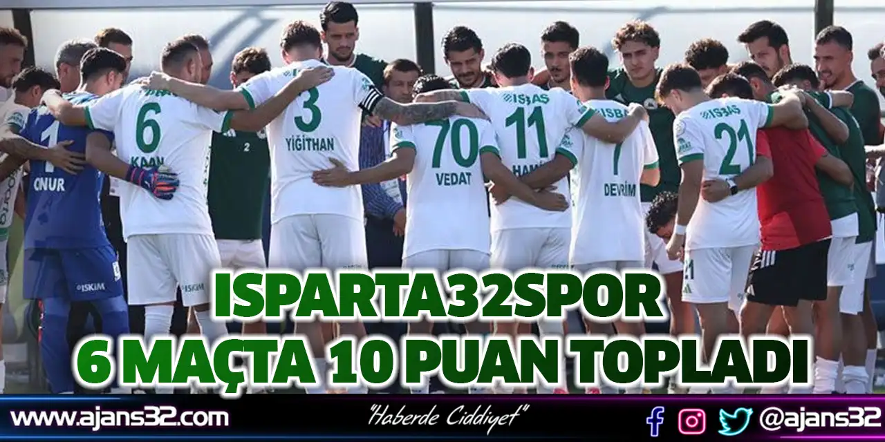 Isparta32spor 6 Maçta 10 Puan Topladı