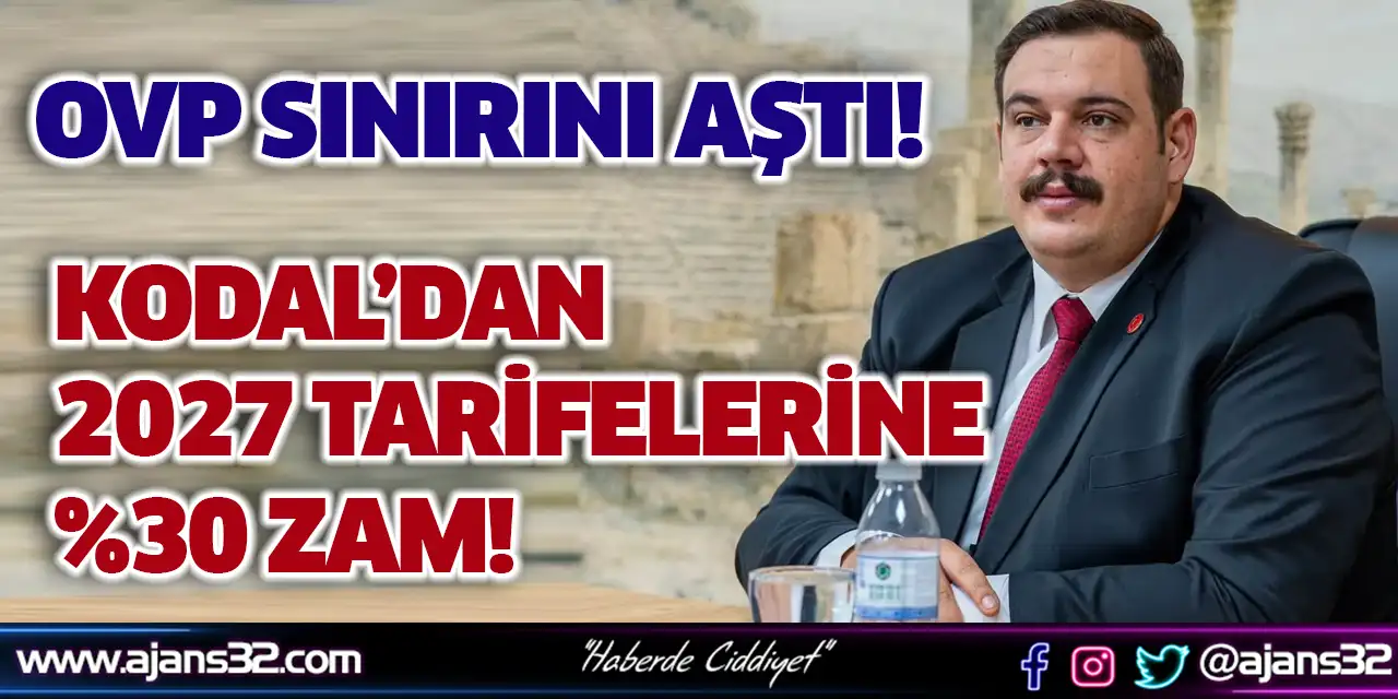 Yalvaç Belediyesi’nden 2027 Tarifelerine %30 Zam