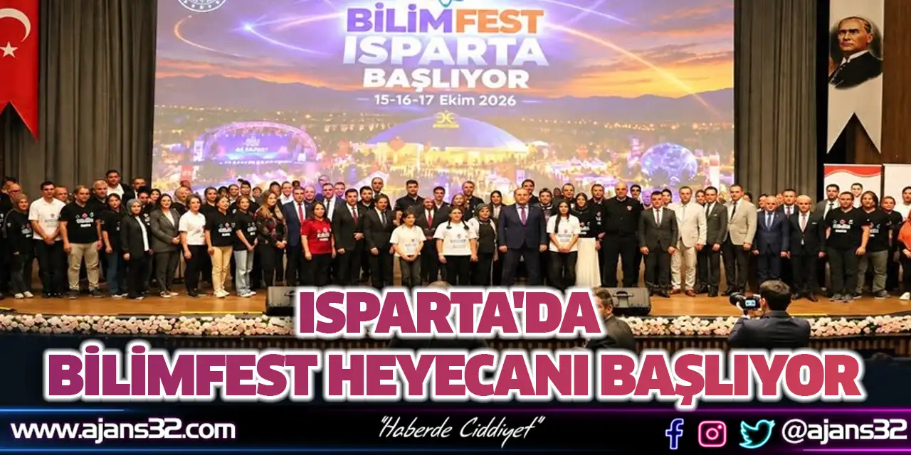 Isparta'da Bilimfest Heyecanı Başlıyor