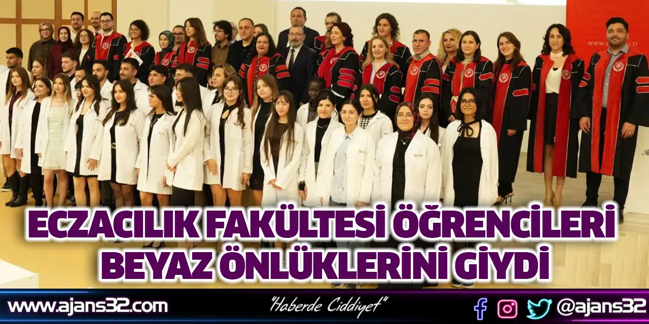 Eczacılık Fakültesi Öğrencileri Beyaz Önlüklerini Giydi