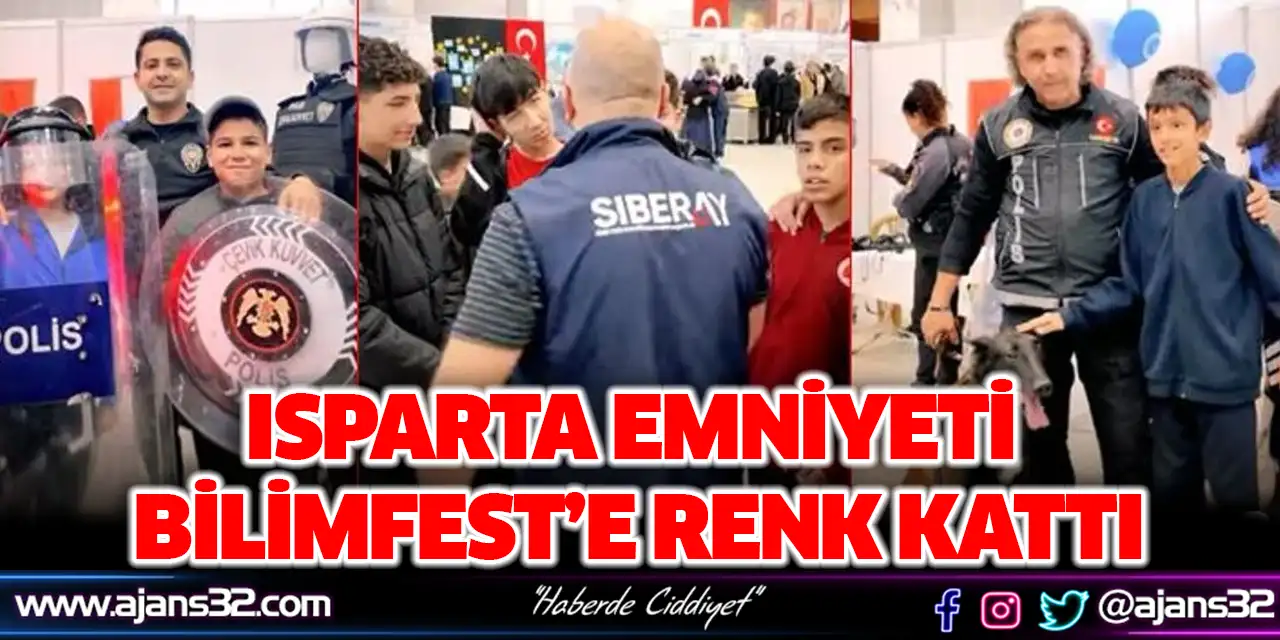 Isparta Emniyeti Bilimfest’e Renk Kattı