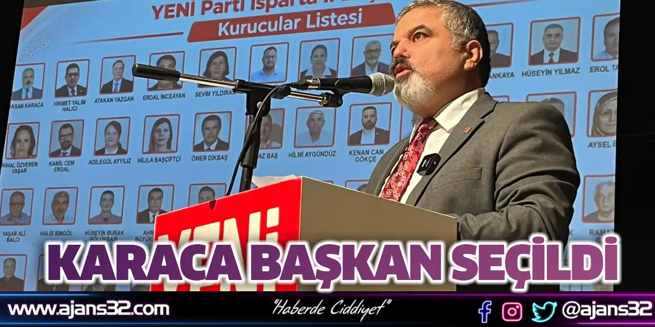 Karaca Başkan Seçildi
