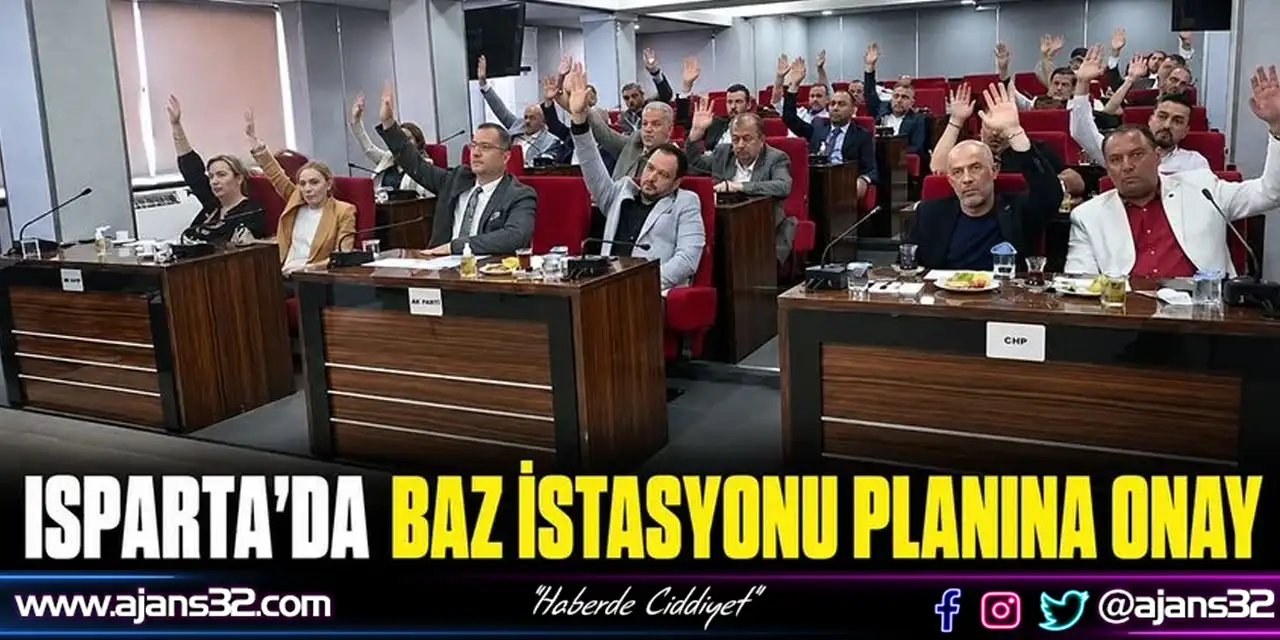 Isparta’da Baz İstasyonu Planına Onay