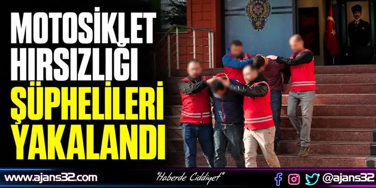 Motosiklet Hırsızlığı Şüphelileri Yakalandı