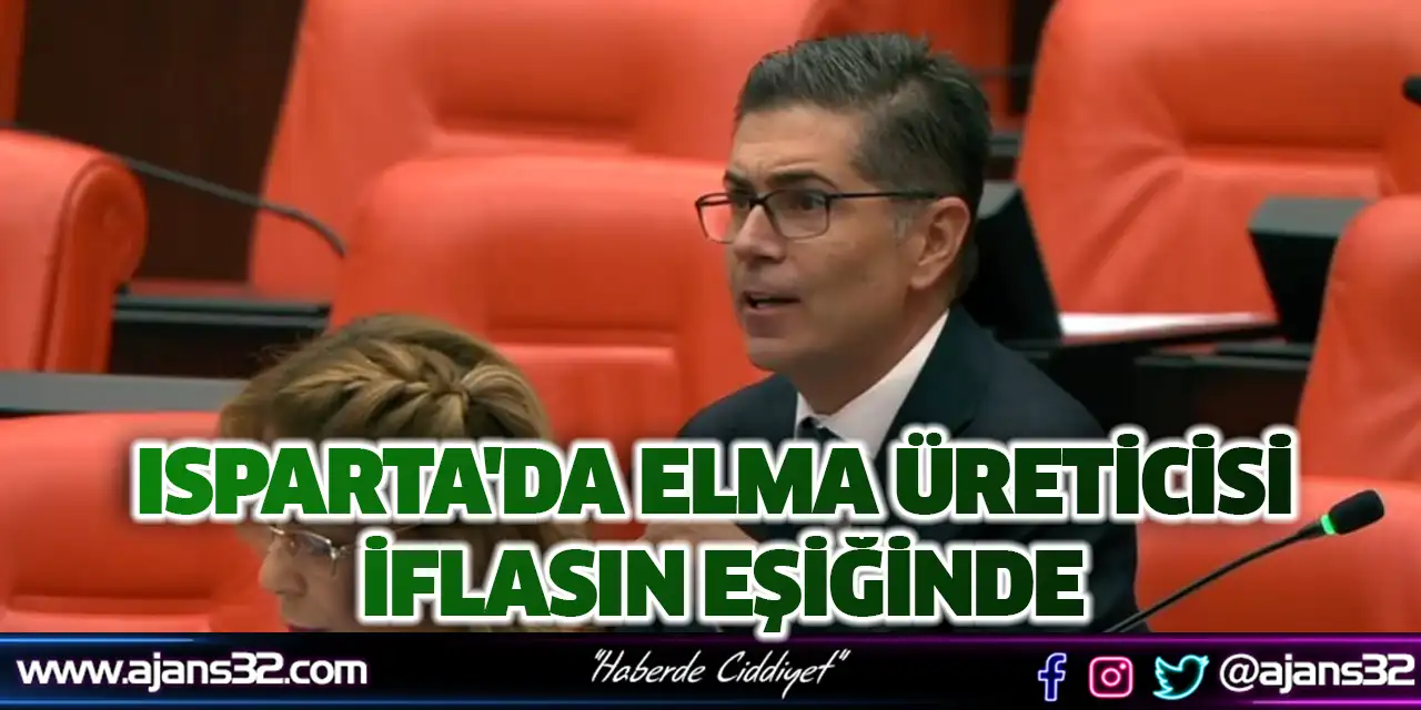 Isparta'da Elma Üreticisi İflasın Eşiğinde