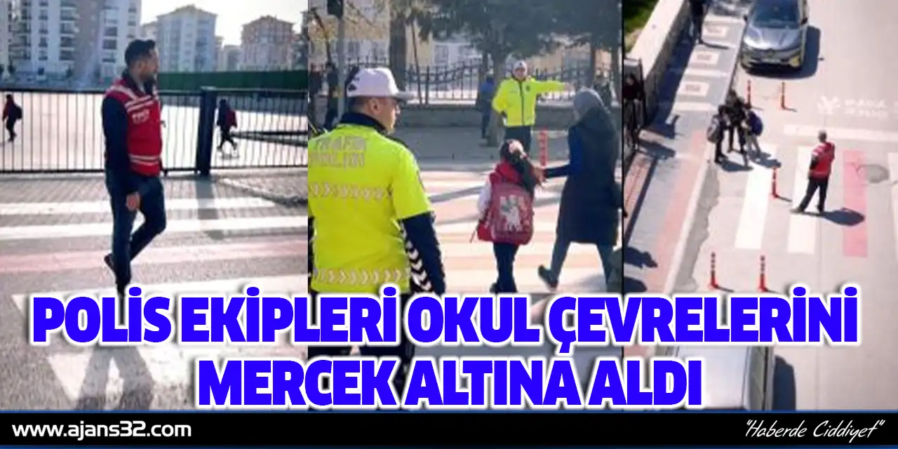 Polis Ekipleri Okul Çevrelerini Mercek Altına Aldı