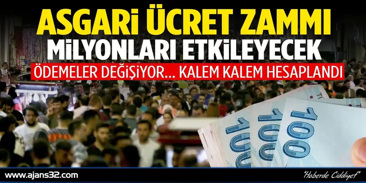 Asgari Ücret Zammı Milyonları Etkileyecek