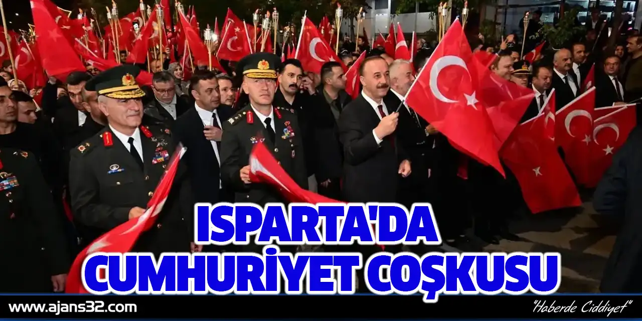 Isparta'da Cumhuriyet Coşkusu