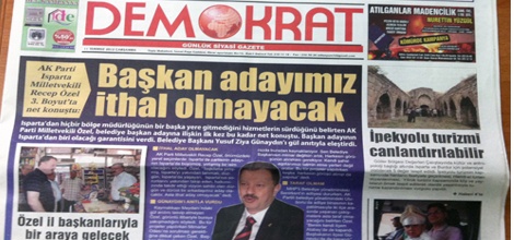 Recep Özel: 'Belediye Başkan Adayımız İthal Olmayacak'