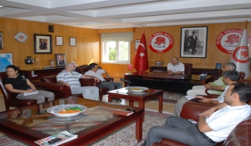 Gazeteciler Rektör İbicioğlu’nu Ziyaret Etti