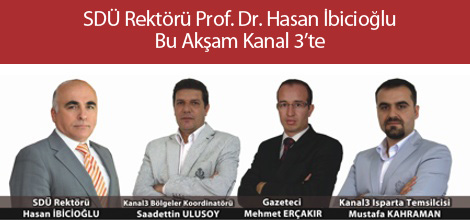 İbicioğlu Bu Akşam Kanal3 Ekranlarında
