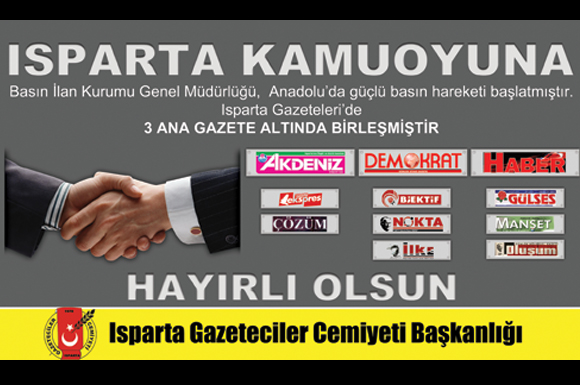 Isparta Basınında Örnek Birleşme