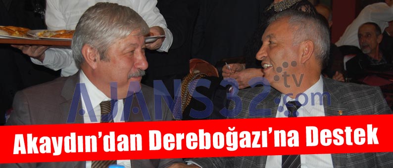 Akaydın'dan Dereboğazı'na Destek