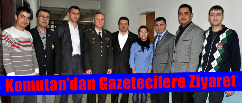 Jandarma Alay Komutanı Gazetecileri Ziyaret Etti