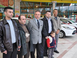 Araçlar Talihlilere Teslim Edildi