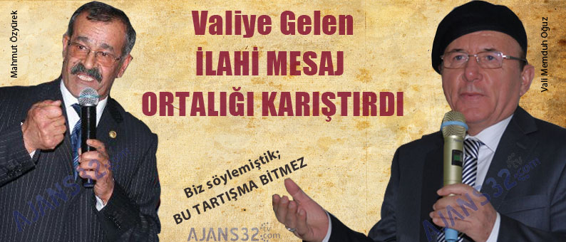 Valiye Gelen Mesaj Ortalığı Karıştırdı