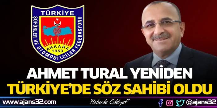 Ahmet Tural Yeniden Türkiye'de Söz Sahibi Oldu