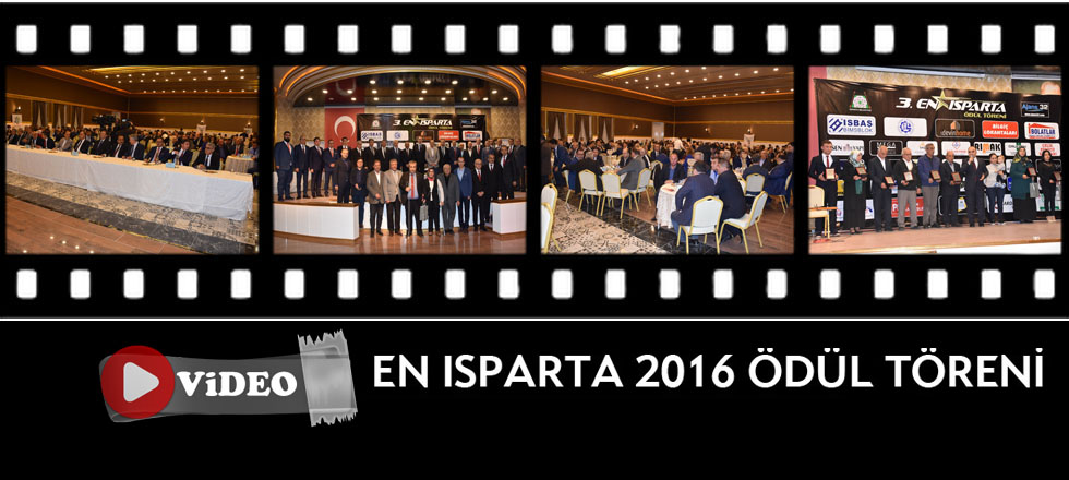 En Isparta 2016 Ödül Töreni